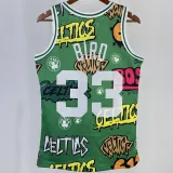 1985/86 Celtics BIRD #33 Green Retro NBA Jerseys 热压