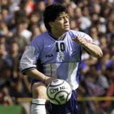 Maradona #10 Argentina Home Retro Soccer Jersey 2001有名有号 ★★