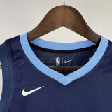 Grizzlies MORANT #12 Sapphire Blue Kids NBA Jersey 热压