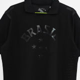 2013/14 Brazil 3rd All Black Retro Soccer Jersey