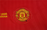 RONALDO #7 2007-08 M Utd Home Red Long Sleeve Retro Jersey UCL Version胸前绣欧冠决赛字欧冠字体有球 ★★