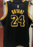 LA Lakers Before #8 After Bryant #24 Black Snake NBA Jerseys Hot Pressed前8后24