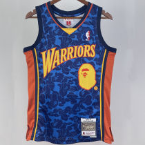 2009/10 Warriors BAPE×M&N #93 Blue NBA Jerseys