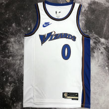 Wizards ARENAS #0 White Retro NBA Jerseys