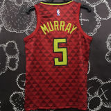 Hawks MURRAY #5 Red NBA Jersey