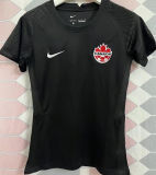 2021-2023 Canada Away Black Women Soccer Jersey