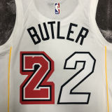 Miami Heat BUTLER #22 White City Edition NBA Jerseys