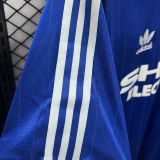 1983 M Utd Third Blue Retro Soccer Jersey