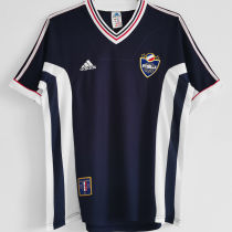 1998 Yugoslavia Home Blue Retro Soccer Jersey