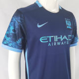 2015/16 Man City Away Retro Soccer Jersey