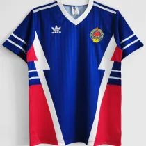 1990 Yugoslavia Home Blue Red Retro Soccer Jersey