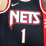 Nets BRIDGES #1 Black City Edition NBA Jerseys