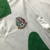 1995 Mexico Away White Retro Soccer Jersey