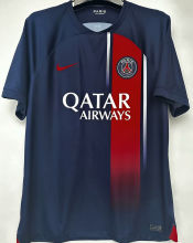 2023/24 PSG 1:1 Quality Home Blue Fans Soccer Jersey