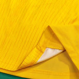 2002/03 Leeds United Third Yellow Retro Soccer Jersey