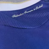 2010 France Home Blue Retro Soccer Jersey