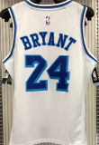 LA Lakers Bryant # 24 White NBA Jerseys Hot Pressed