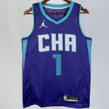 Hornets BALL #1 NBA Jerseys