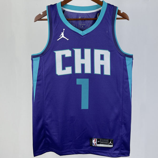Hornets BALL #1 NBA Jerseys