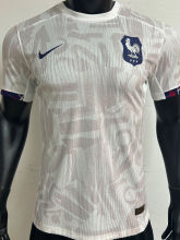 2023/24 France Away White Player Soccer Jersey