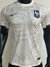 2023/24 France Away White Player Soccer Jersey