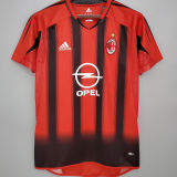 2004/2005 AC Milan Home Retro Soccer Jersey (All Patch 全臂章)