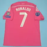 RONALDO # 7 RM Away Retro Jersey 2014/15 (Have All Patch) (2014+10) 全套章 ★★