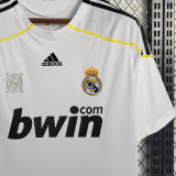 2009/10 RM White Home Retro Soccer Jersey