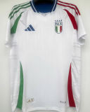 2024 Italy Away Whte Player Version Soccer Jersey