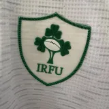 2023 Irish IRFU RUGBY WORLD CUP Away White Rugby Jersey Ireland爱尔兰