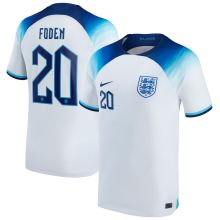 FODEN #20 England Home 1:1 White Fans Jersey 2022/23 ★★