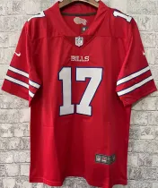 Men's Buffalo Bills ALLEN # 17 Red NFL Jersey 布法罗比尔