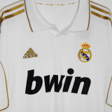 RONALDO # 7 RM Home Retro Long Sleeve Jersey 2011/12 (Have All Patch) (蓝9字杯) 全套章 ★★