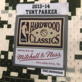 2013/14 Spurs PARKER #9 Camo Retro NBA Jerseys 热压