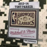 2013/14 Spurs PARKER #9 Camo Retro NBA Jerseys 热压
