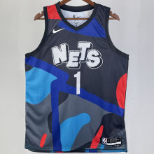 2023/24 Nets BRIDGES #1 City Editionk NBA Jerseys