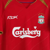 2005/06 LFC Home Red Retro Soccer Jersey