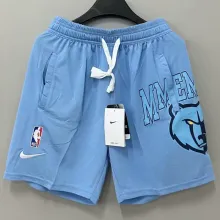 2023/24 Grizzlies Blue NBA Cotton Pants