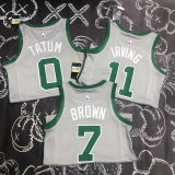 Celtics BROWN #7 Grey NBA Jerseys