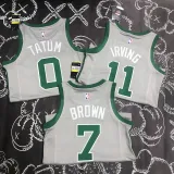 Celtics BROWN #7 Grey NBA Jerseys
