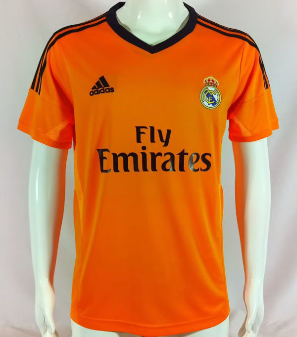 2013/14 RM Thrid Orange Retro Soccer Jersey