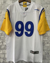 Men's Los Angeles Rams DONALD # 99 White NFL Jersey 公羊
