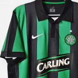 2005/06 Celtic Away Green Retro Soccer Jersey