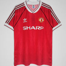 1990-1992 M Utd Home Retro Soccer Jersey