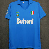 1987/88 Napoli Home Blue Retro Soccer Jersey
