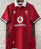 2024 Wales Home Red Rugby Jersey 威尔士