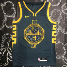 Warriors POOL #3 Black NBA Jerseys