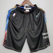 2021 Nets City Edition Black NBA Pants
