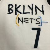 2021 Nets DURANT #7 City Edition White NBA Jerseys Hot Pressed