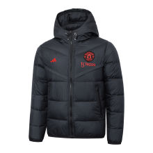 2024 M Utd Black Cotton Jacket